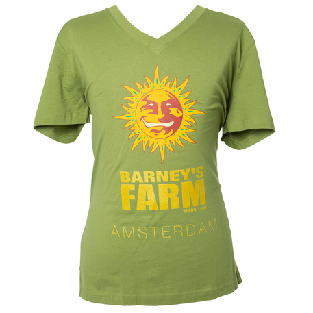 Barneys Farm Green - V-Neck - T-shirt