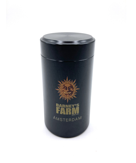 Black Metal Jar