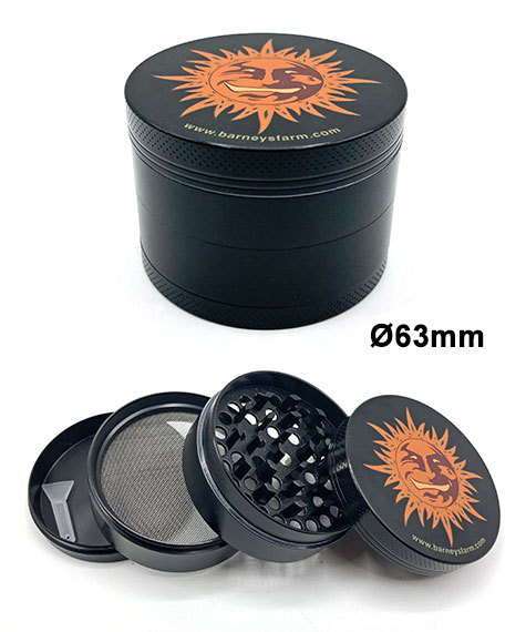 Grinders - Metal - Black 63mm