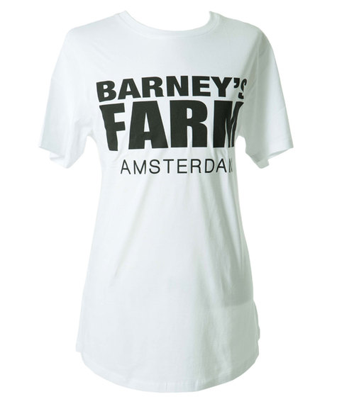Long Tee Black on White - T-shirt