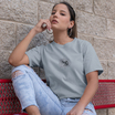 Barneys Farm - Grey Scale Logo T-Shirt Woman 9